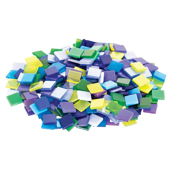 Mosaic Tiles - Cool Colours - 150g - Modern Teaching Aids NZ