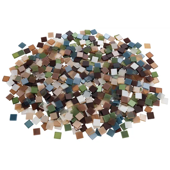 Mosaic Tiles  Earth Colours - 150g - Modern Teaching Aids NZ