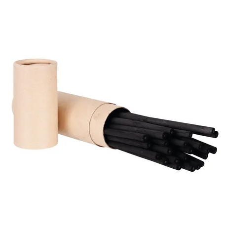 Natural Charcoal Sticks 4-5 mm - Pack of 25 - Modern Teaching Aids NZ
