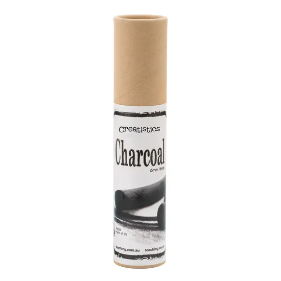Natural Charcoal Sticks 4-5 mm - Pack of 25 - Modern Teaching Aids NZ