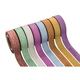 Creatistics Washi Glitter Tape Assorted 10 m- Pack of 8 - Modern Teaching Aids NZ