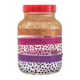 Creatistics Washi Glitter Tape Assorted 10 m- Pack of 8 - Modern Teaching Aids NZ