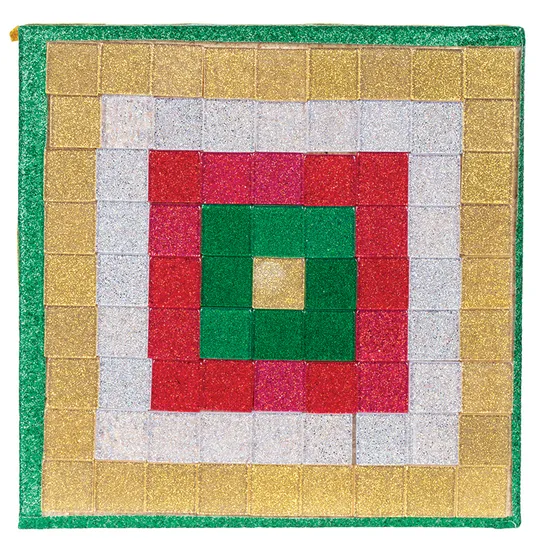 Mosaic Tiles, Christmas Colours - 150g - Modern Teaching Aids NZ