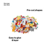 Collage Paper Shapes - 500g - Modern Teaching Aids NZ