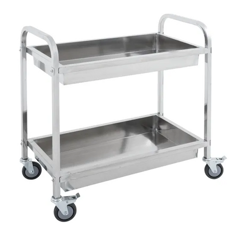 Multi-Purpose Stainless Steel Collage Trolley - Modern Teaching Aids NZ