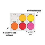 Poster Paint Colour Warm Palette - Modern Teaching Aids NZ
