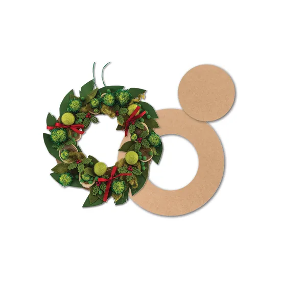 Cardboard Wreath with Bonus Circle - Pack 30 - Modern Teaching Aids NZ
