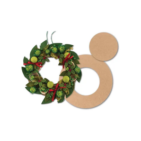 Cardboard Wreath with Bonus Circle - Pack 30 - Modern Teaching Aids NZ