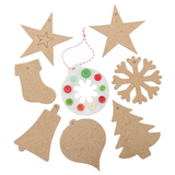 Papier Mache Christmas Ornaments - Pack of 80 - Modern Teaching Aids NZ