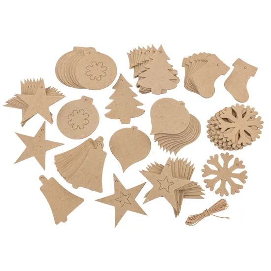 Papier Mache Christmas Ornaments - Pack of 80 - Modern Teaching Aids NZ