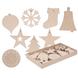 Papier Mache Christmas Ornaments - Pack of 80 - Modern Teaching Aids NZ
