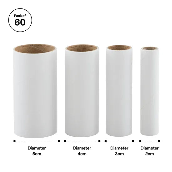 Cardboard Tubes Assorted - Pack of 60 - Modern Teaching Aids NZ
