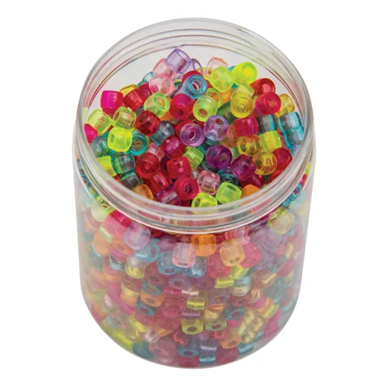 Mini Jelly Pony Beads - Pack of 1000 - Modern Teaching Aids NZ
