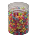 Mini Jelly Pony Beads - Pack of 1000 - Modern Teaching Aids NZ