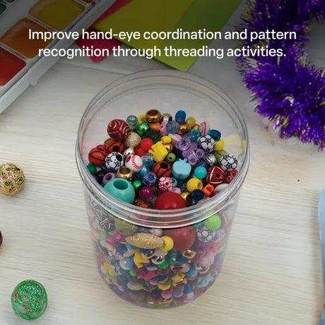 Mixed Craft Beads 453g Pack - Modern Teaching Aids NZ