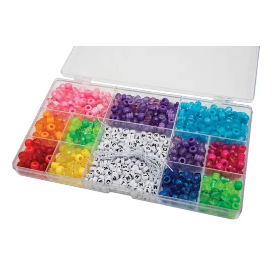 Alphabet Bead Box - 900 Beads - Modern Teaching Aids NZ