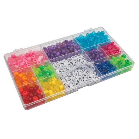Alphabet Bead Box - 900 Beads - Modern Teaching Aids NZ