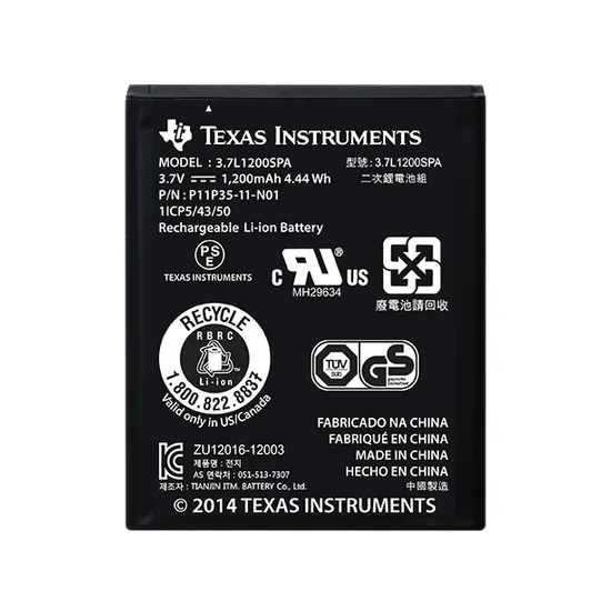 Texas Instruments Rechargable Battery - Excl Wire - Modern Teaching Aids NZ