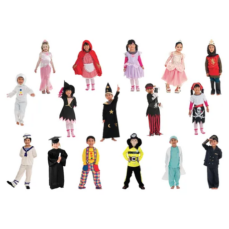 Dress Up Set - 16 Dress Ups - Modern Teaching Aids NZ