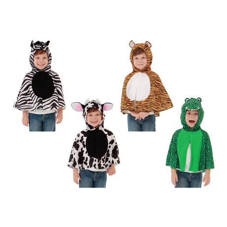 Animal Capes Dress Up Set - Set of 4 - Modern Teaching Aids NZ