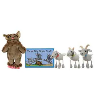 Three Billy Goats Gruff Puppet Story Set - Modern Teaching Aids NZ