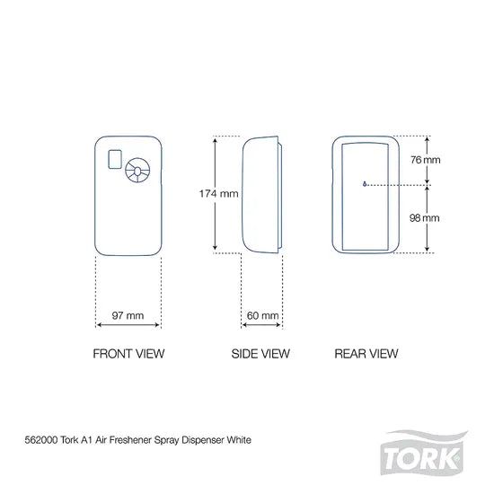 Tork Air Freshener Spray Dispenser A1 - Modern Teaching Aids NZ
