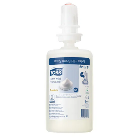 Tork Extra Mild Foam Soap 1L S4 - Pack of 6 - Modern Teaching Aids NZ