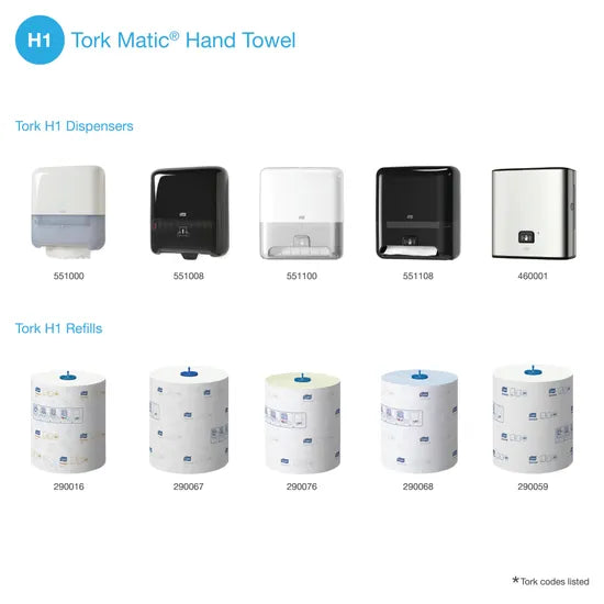 Tork Matic Hand Towel Roll Dispenser White H1 - Modern Teaching Aids NZ