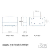 Tork Twin Mini Jumbo Toilet Disp White T2 - Modern Teaching Aids NZ