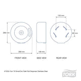 Tork SmartOne Mini Toilet Dispenser White T9 - Modern Teaching Aids NZ