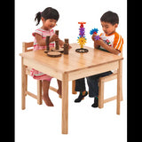 Wooden Play Table with 2 Chairs - Modern Teaching Aids NZ