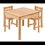 Wooden Play Table with 2 Chairs - Modern Teaching Aids NZ