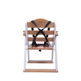 Wooden Low Feeding Chair - White - Modern Teaching Aids NZ