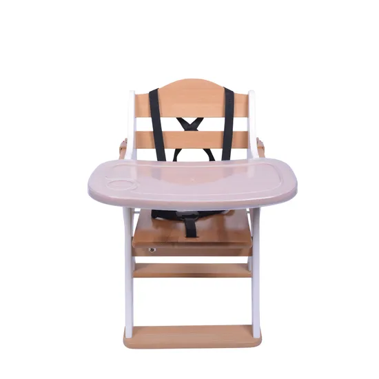 Wooden Low Feeding Chair - White - Modern Teaching Aids NZ