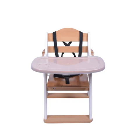 Wooden Low Feeding Chair - White - Modern Teaching Aids NZ