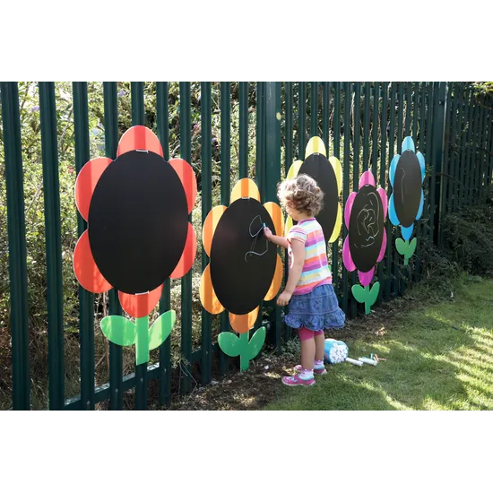 Large Outdoor Blackboard Daisies - Set 5 - Modern Teaching Aids NZ