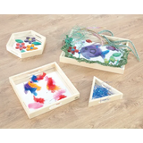 Mirror Trays - Set of 4 - Modern Teaching Aids NZ