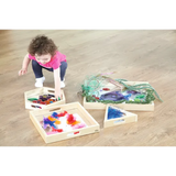 Mirror Trays - Set of 4 - Modern Teaching Aids NZ