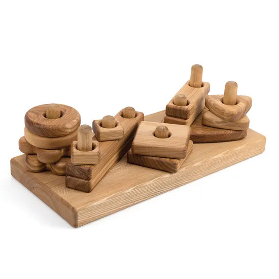 Wooden Stack & Build Block Set - Modern Teaching Aids NZ