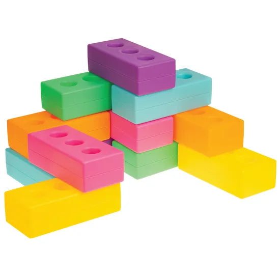 Light-Up Bricks - 12 pieces - Modern Teaching Aids NZ
