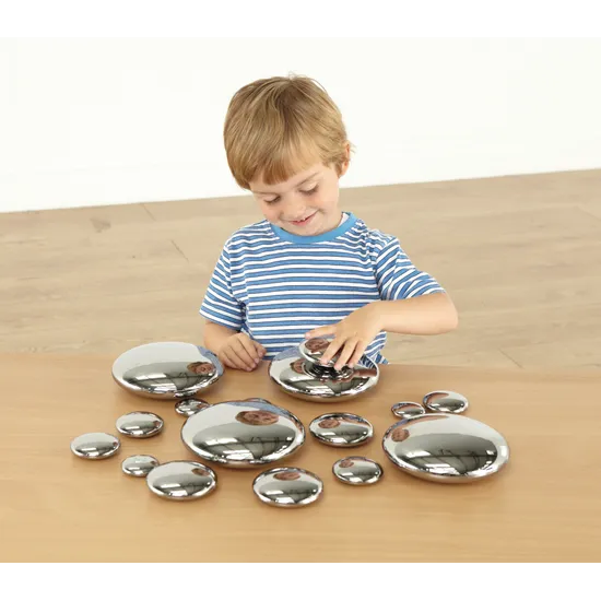 Mirror Pebbles - 20 pieces - Modern Teaching Aids NZ