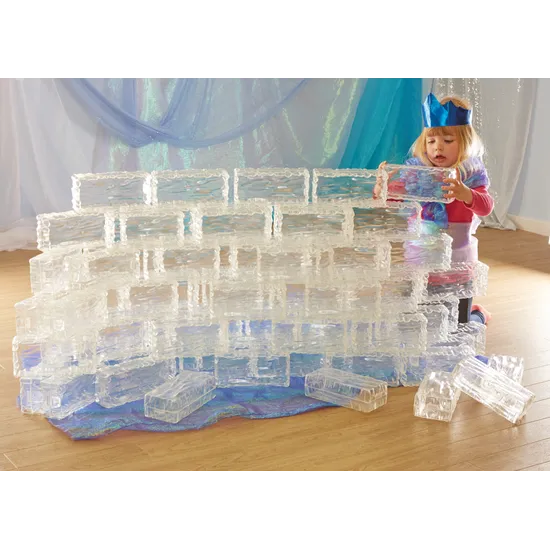 Glacier Bricks - 25 pieces - Modern Teaching Aids NZ