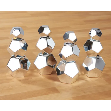 Metallic Blocks - 12 pieces - Modern Teaching Aids NZ