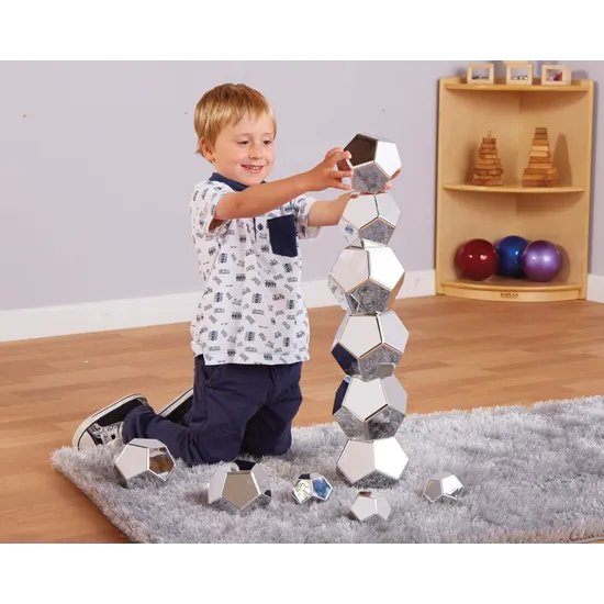 Metallic Blocks - 12 pieces - Modern Teaching Aids NZ