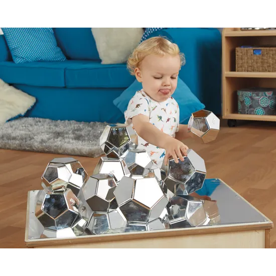 Metallic Blocks - 12 pieces - Modern Teaching Aids NZ