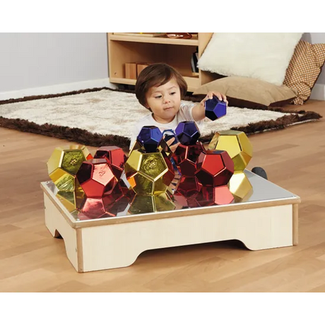 Lightweight Colourful Metallic Blocks - 12  Pieces - Modern Teaching Aids NZ