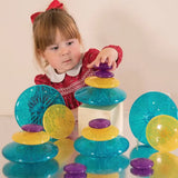 Radiant Colour Pebbles - 15 pieces - Modern Teaching Aids NZ