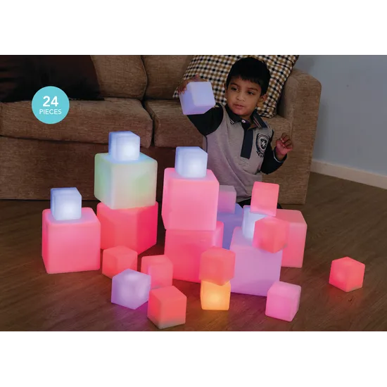 Colour Changing Sensory Blocks - 24 pieces