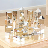 Metallic Mini Building Blocks- 32 pieces - Modern Teaching Aids NZ