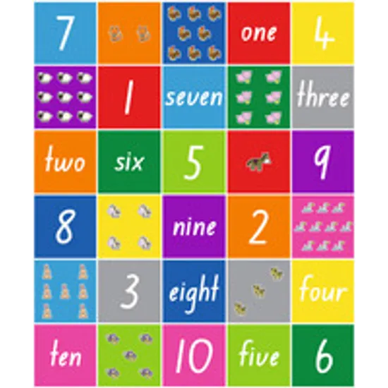 Bee-Bot Early Number Mat - 75x90 cm - Modern Teaching Aids NZ